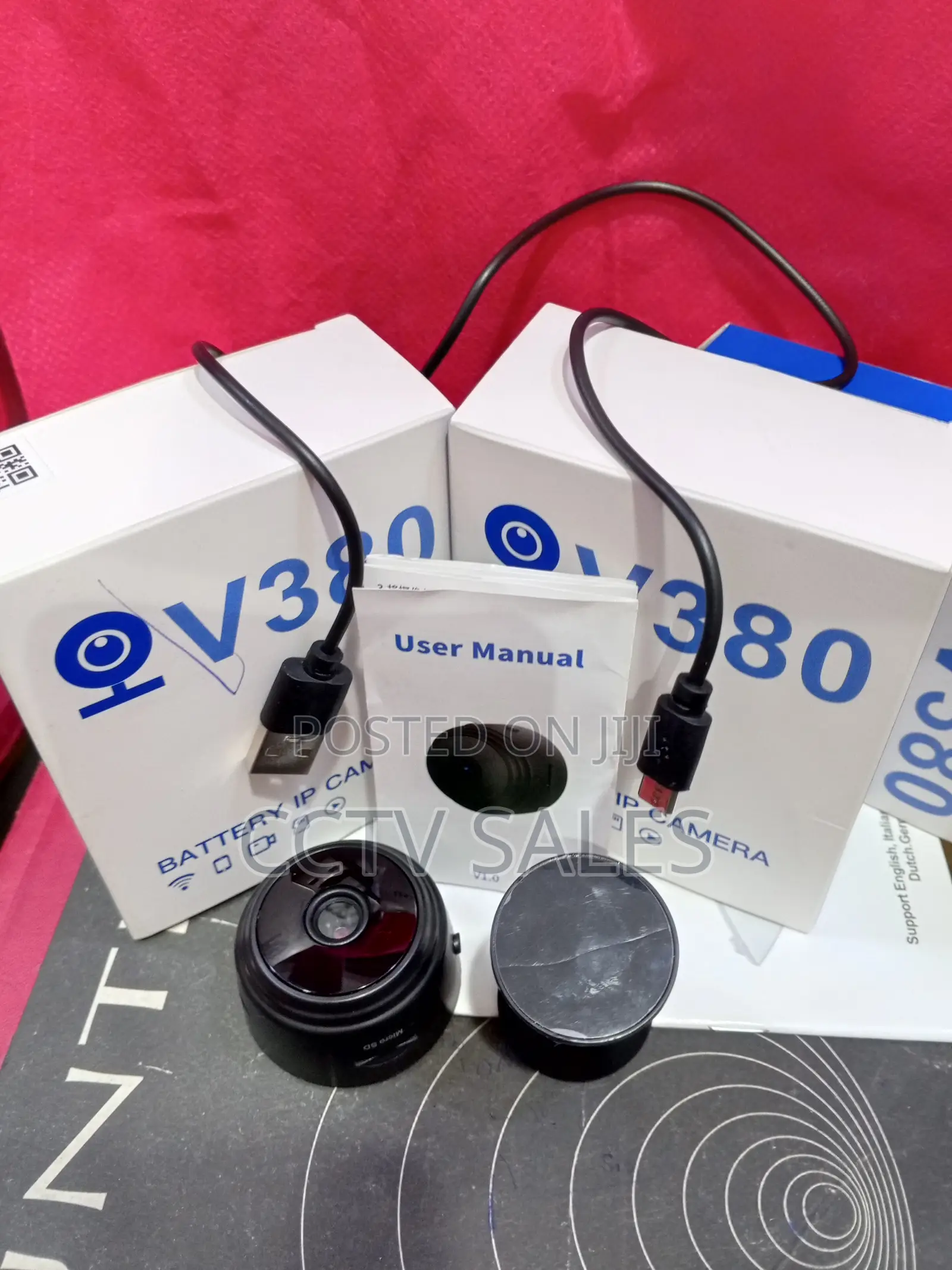 V380 Mini Spy Portable Wifi CCTV Camera