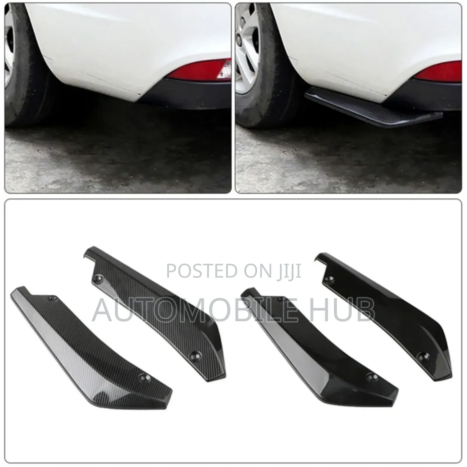 Rear Bumper Lip Diffuser | Universal Sporty Design, Easy to Install