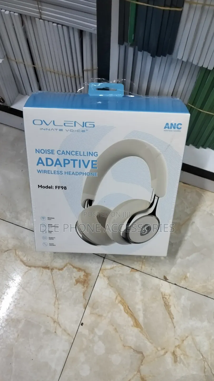 Ovleng Ff 98 Active Noise Cancelling Bluetooth Headphones