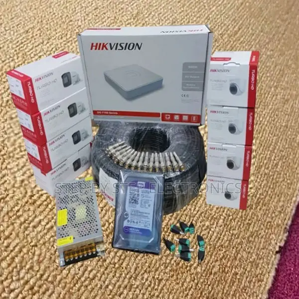 Human Detection Hikvision 8 1080p 2mp CCTV Cameras Full Kit