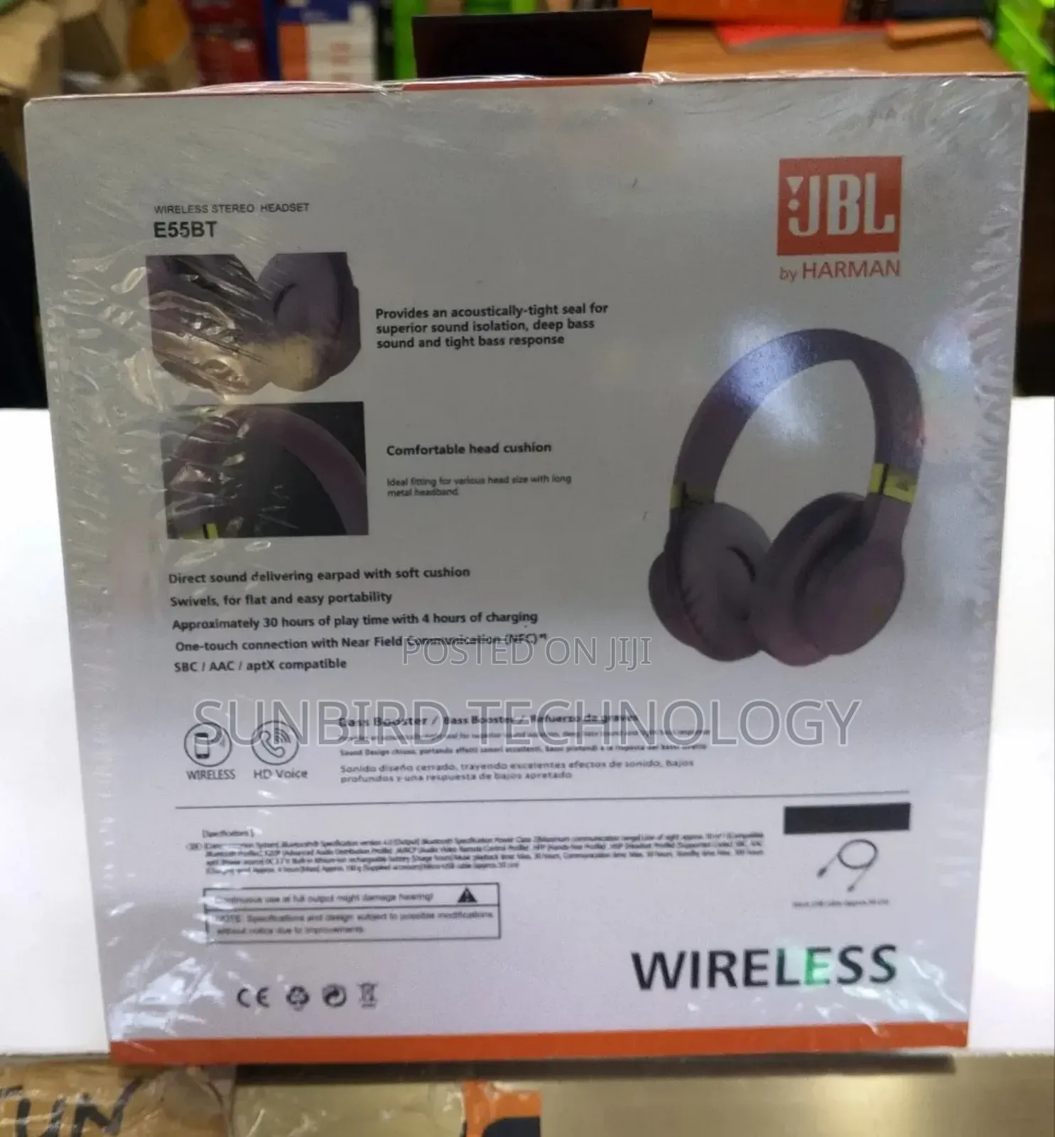 JBL E55bt Headphones