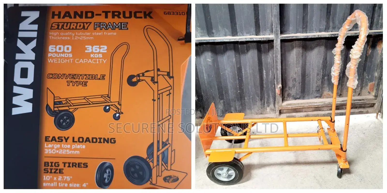 Wokin Convertible Type Hand Truck 362kgs (Model 683310)