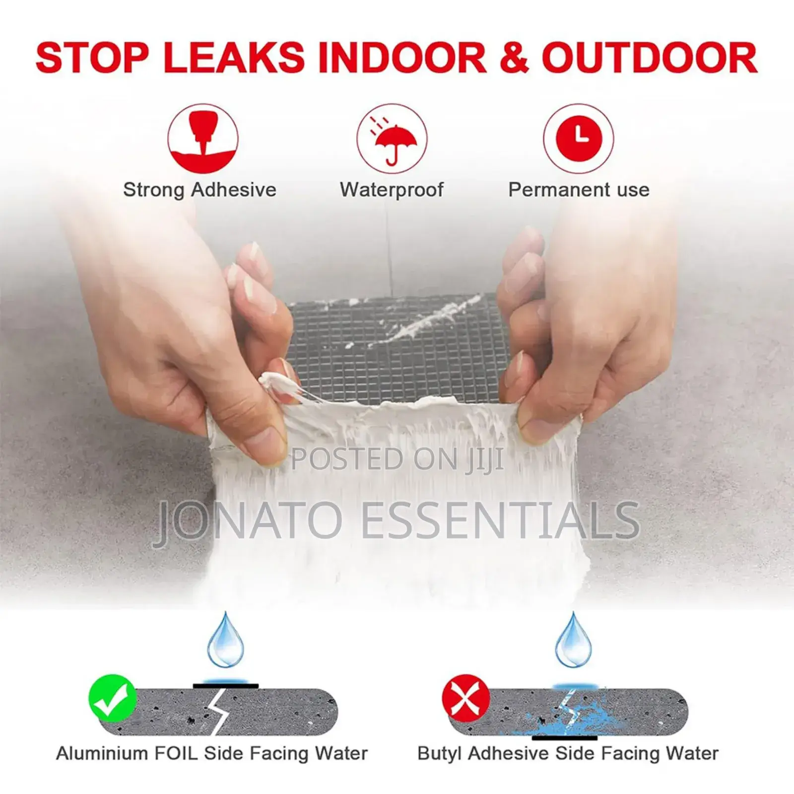 Waterproof Butyl Repair Tape, Sealing Tape