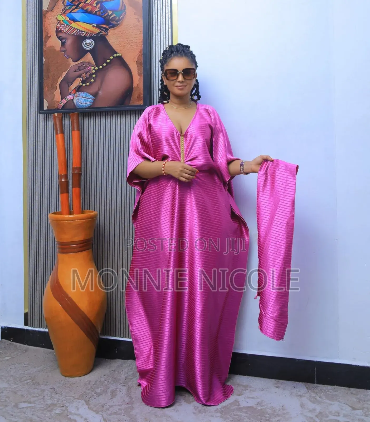 Maroon/ Purple Maxi Dress