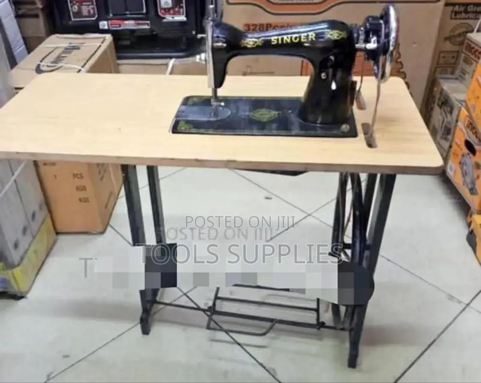 Singer Sewing Machine With Stand