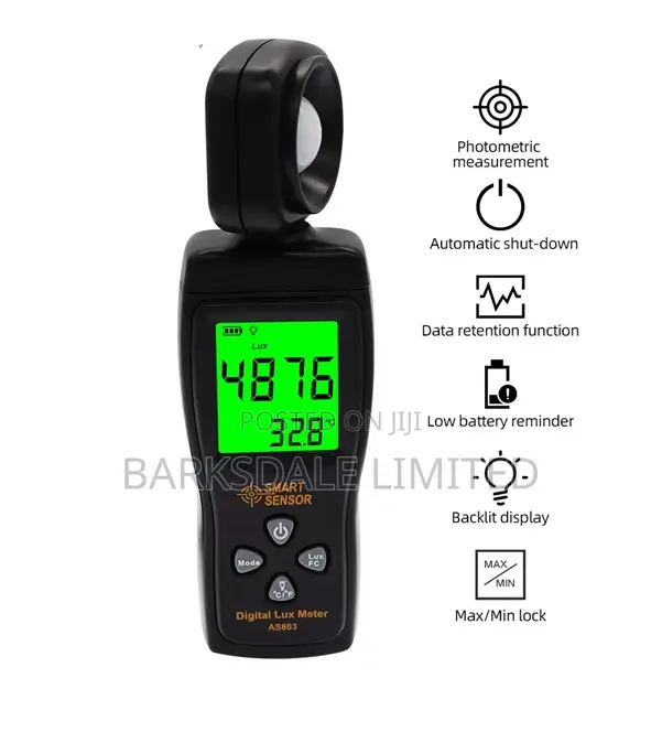 Digital Light Meter Luminance Tester Lux Uv Radiometer