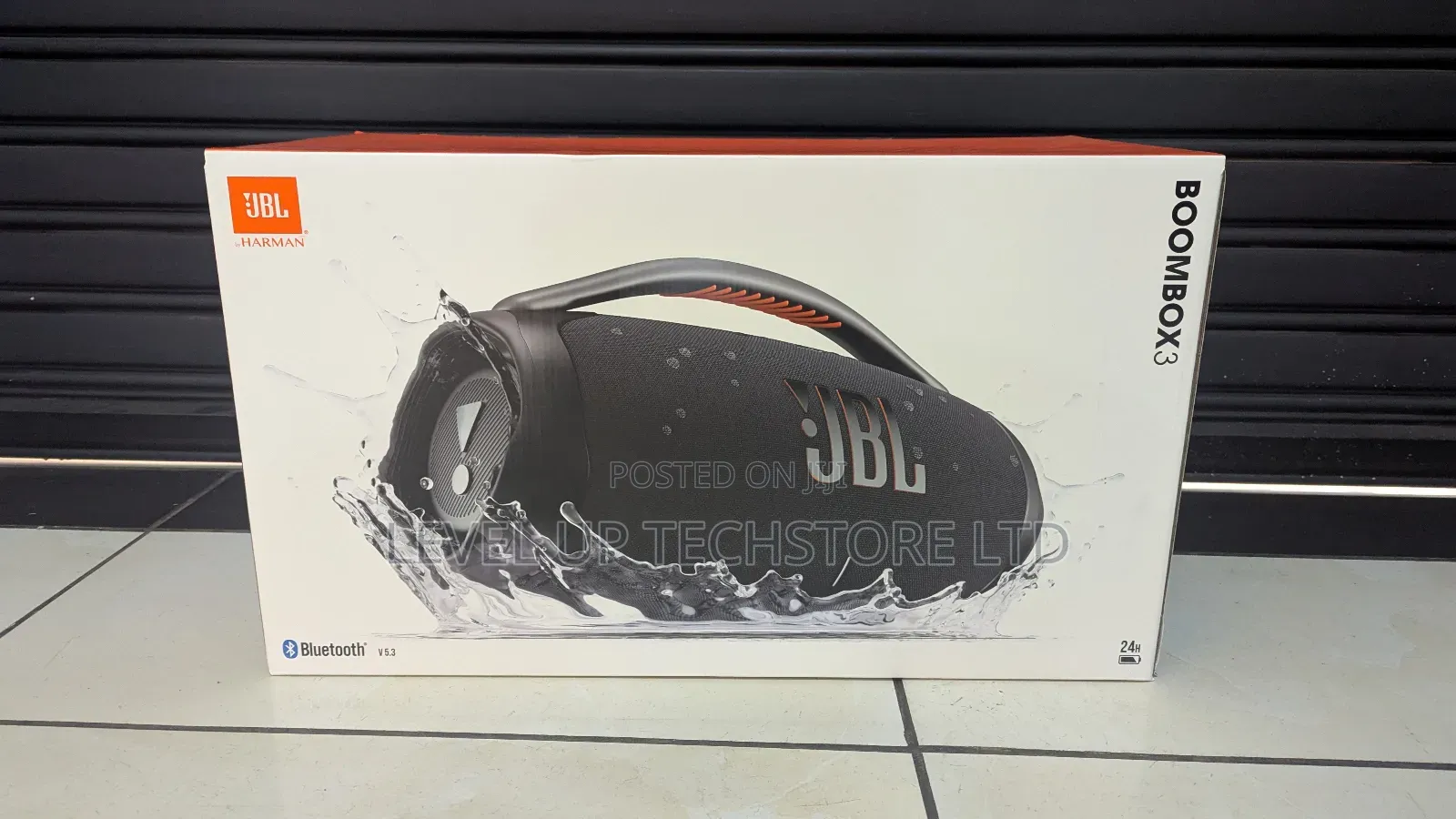 JBL Boombox 3 Portable Speaker 180w – Black
