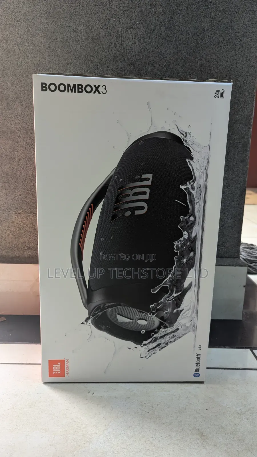 JBL Boombox 3 Portable Wireless Home Audio Speaker - Black