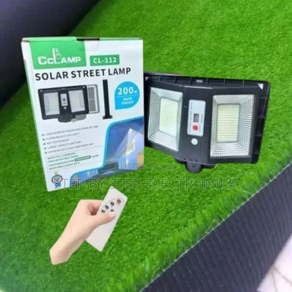 Easy Installation Cclamp 200w Watts Led Solar Street Light