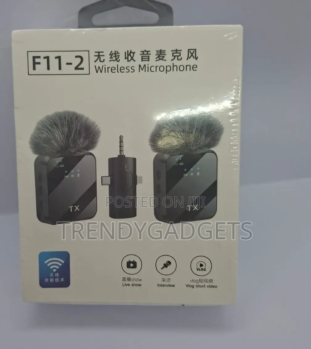 F11-2 Clip Mic – Wireless Audio for Vlogs Interviews