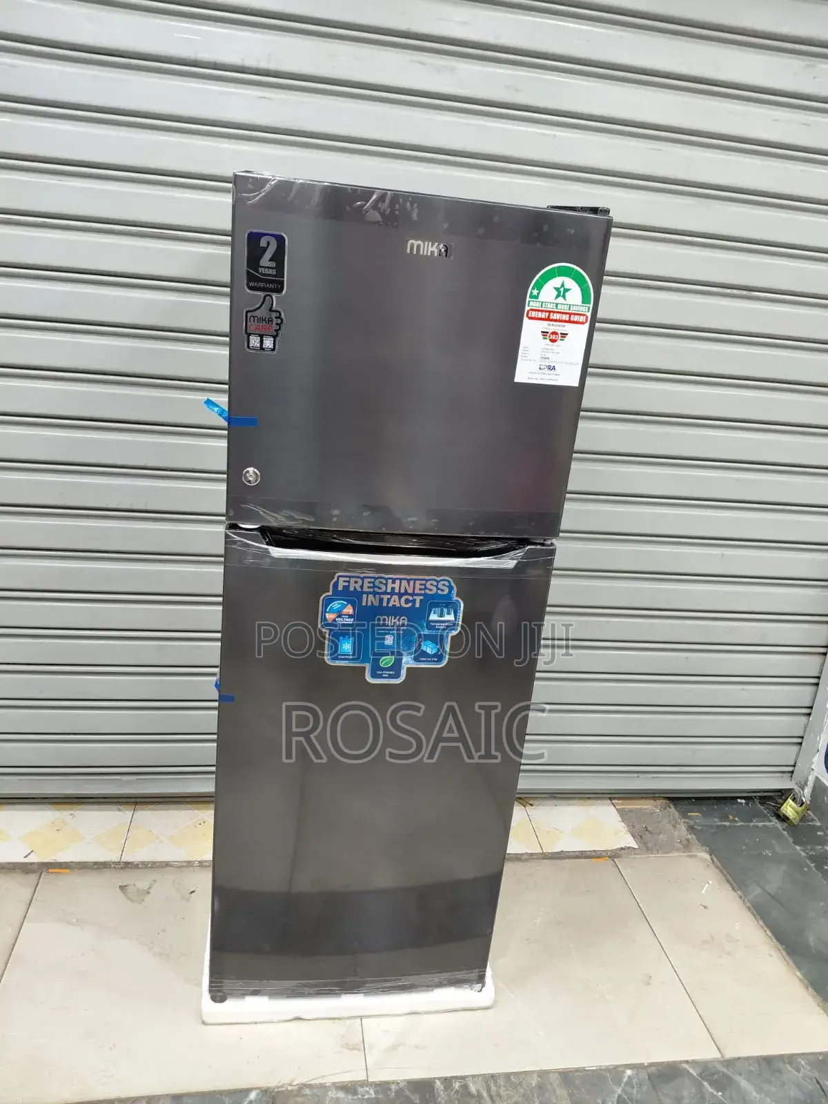 Mika 138litres Doubledoor Fridge (Mrdcd138lsd)