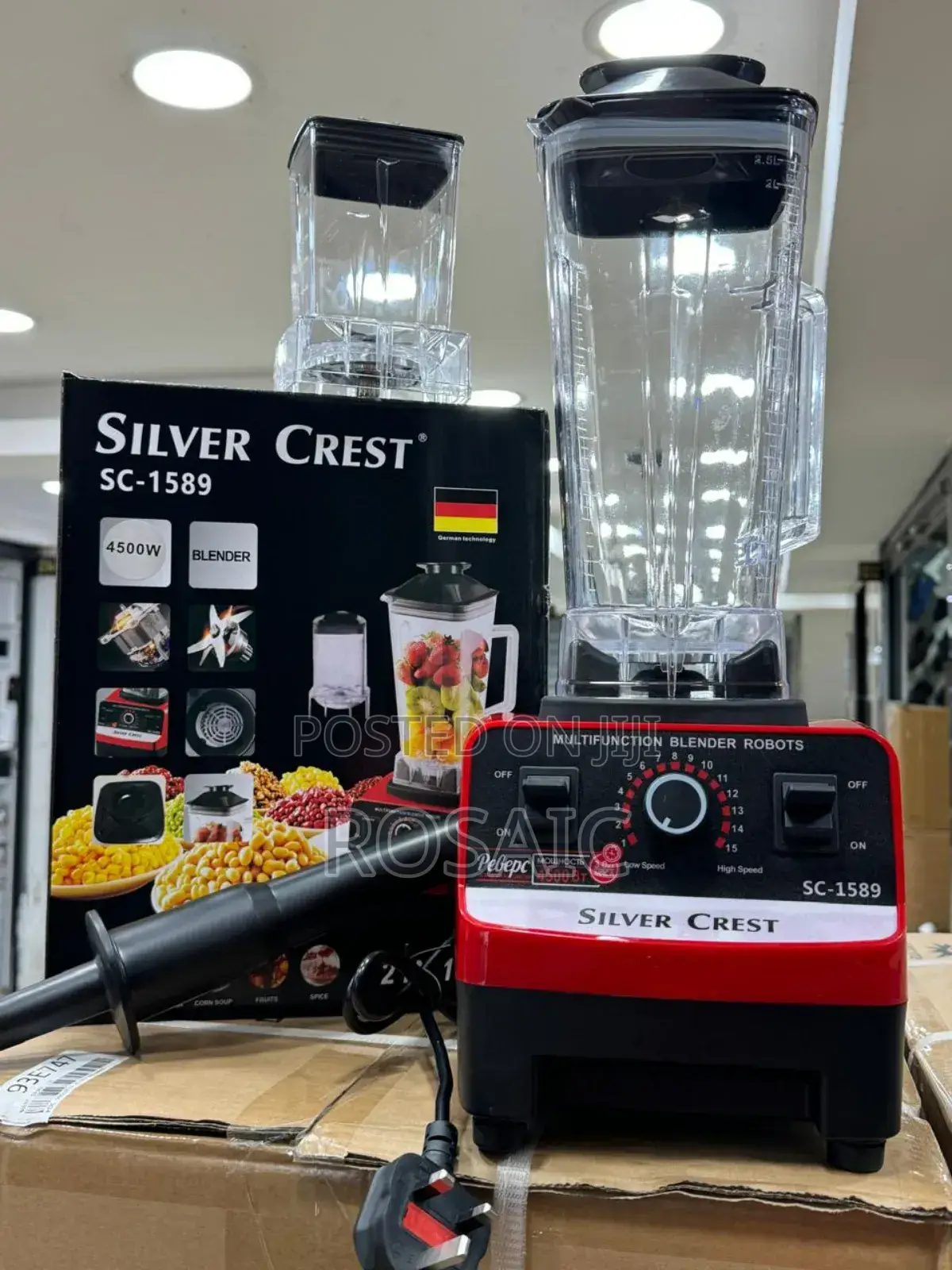 2 in 1 Silvercrest Blenders 4500watts