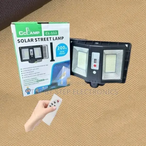 Zero Electrical Wiring Cclamp 200 W Led Solar Street Light