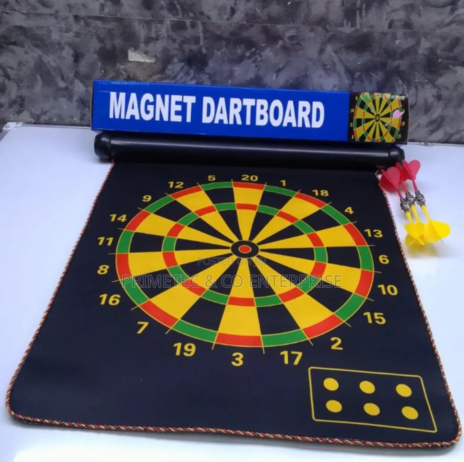Foldable Magnetic Dartboard
