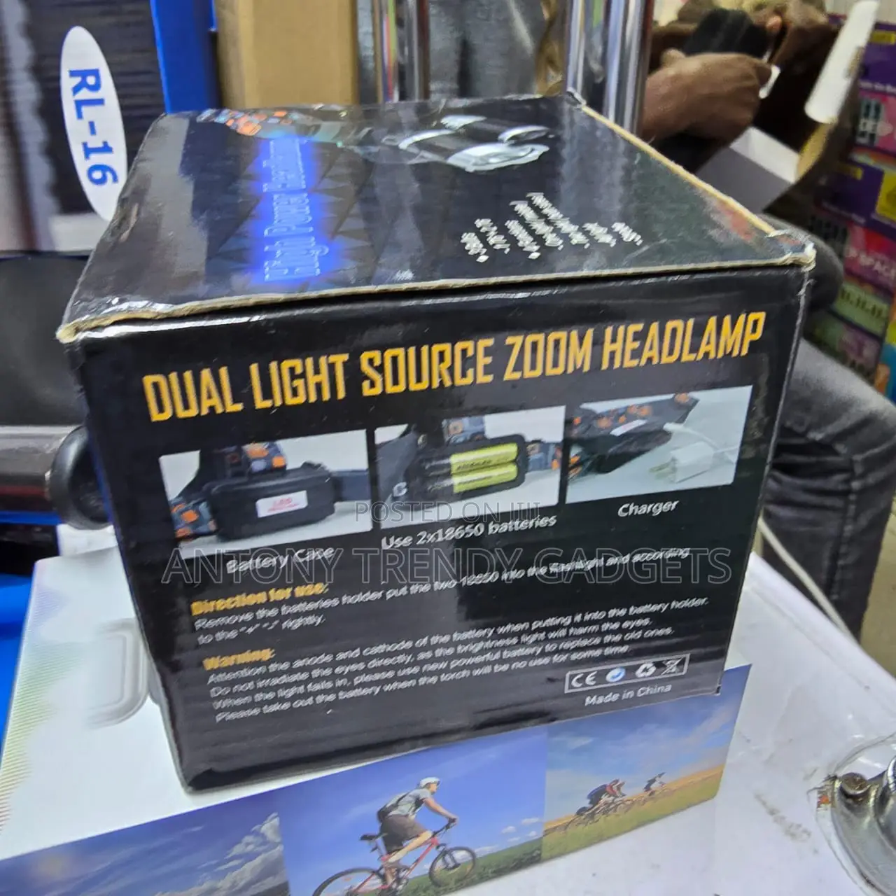 Rechargeable Headlamp – Dual Led, Adjustable Strap