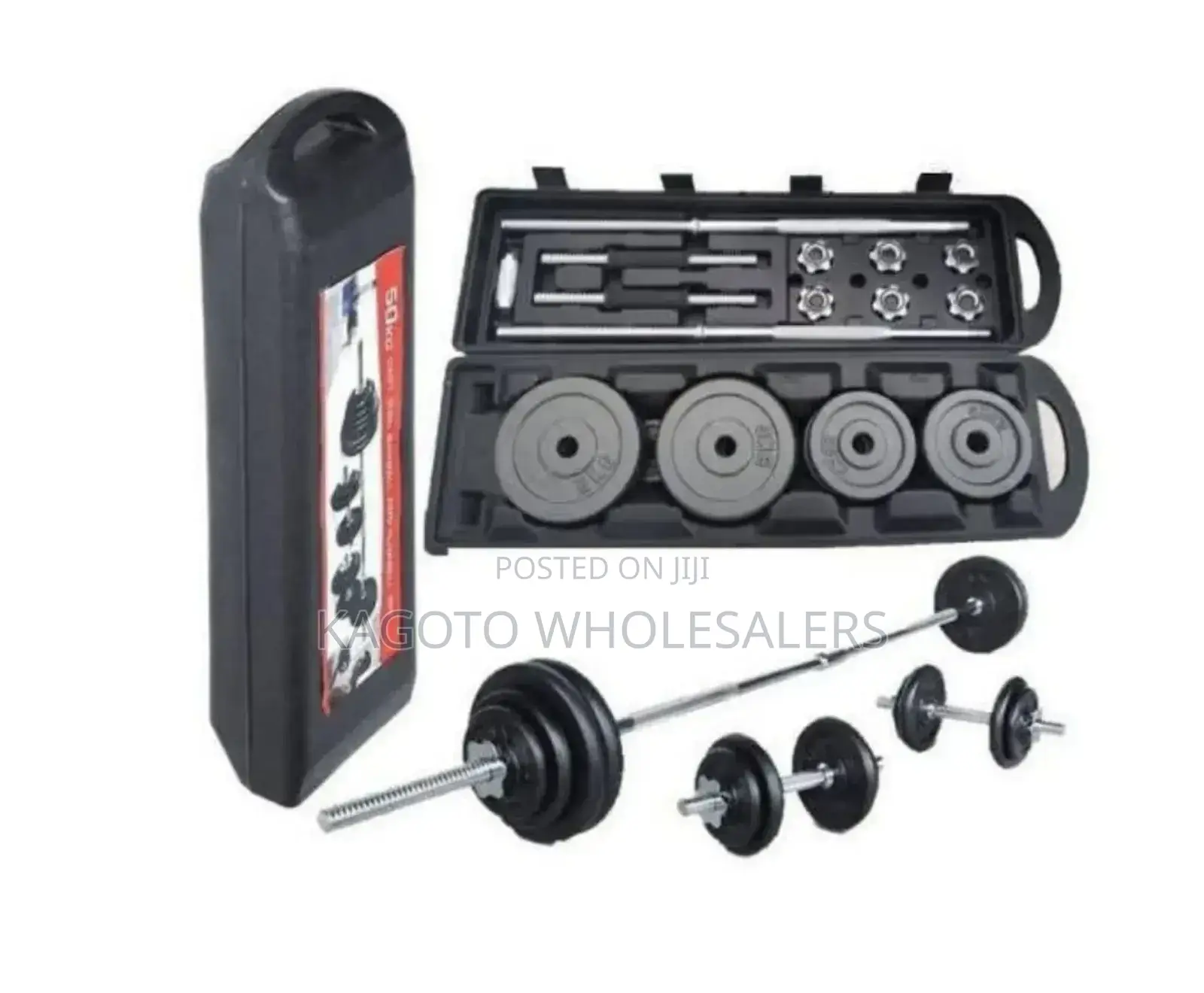 50 KGS + Dumbels Set