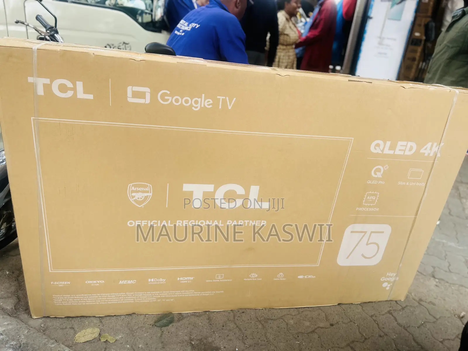 TCL 75′′ 75c655 Qled Pro