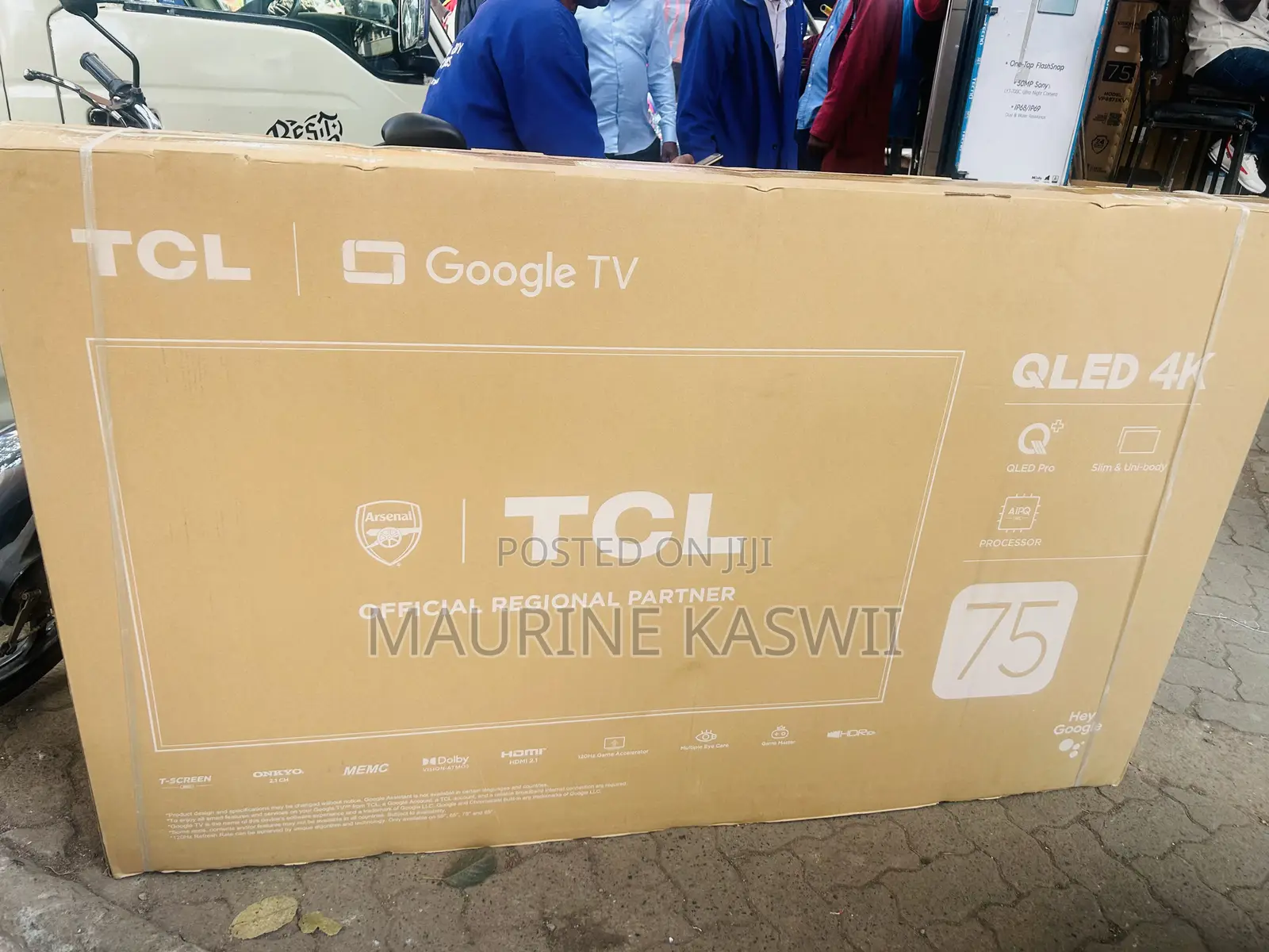 TCL 75′′ 75c655 Qled Pro