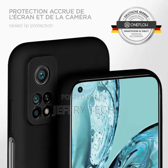 Black Silicone Case for Xiaomi Mi 10t /10t Pro