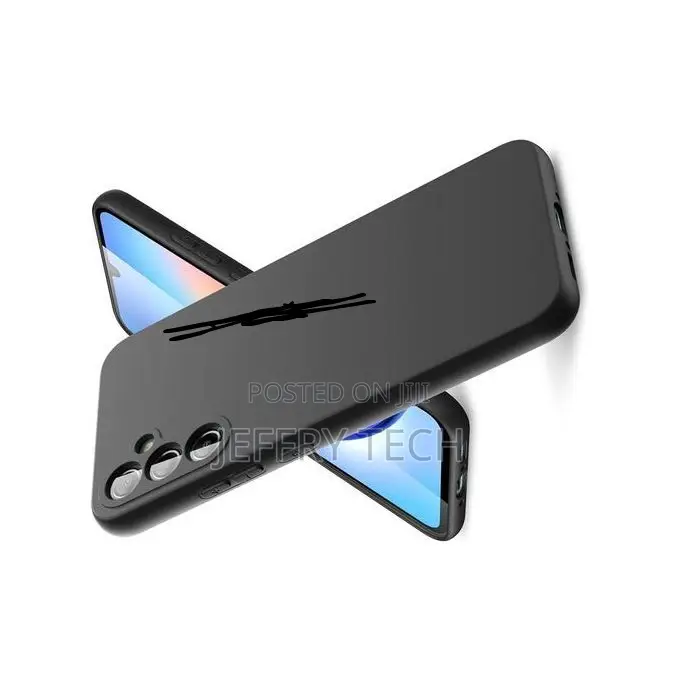 Black Silicone Case for Samsung Galaxy M13 Pouch Cover