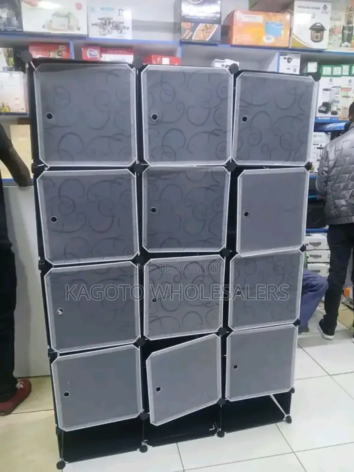 Black Plastic Wordrobe