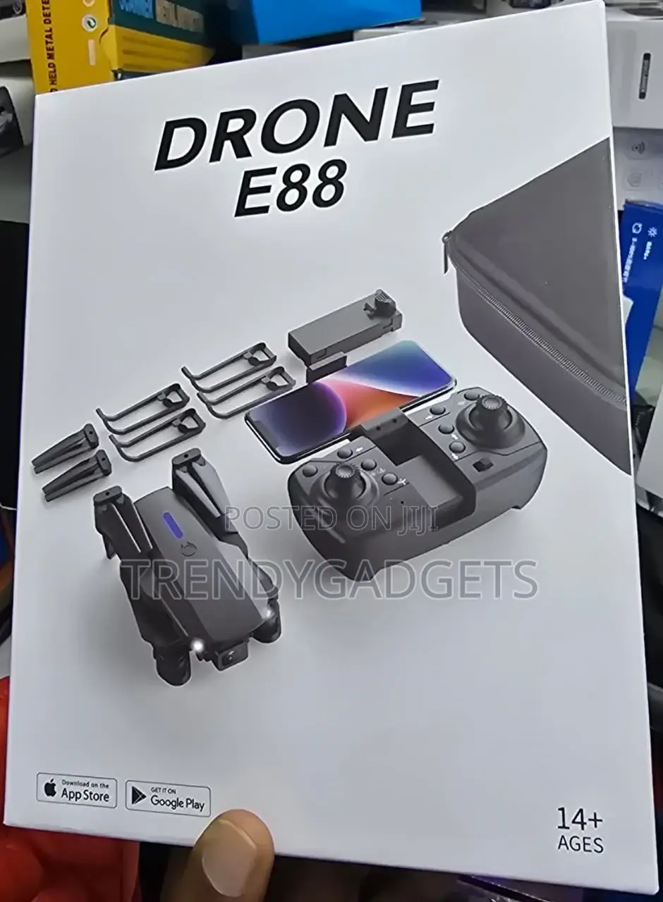 E88 Drone – Portable FPV Quadcopter With 360° Flip