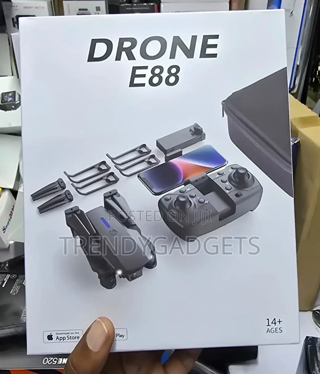 E88 Drone – Portable FPV Quadcopter With 360° Flip