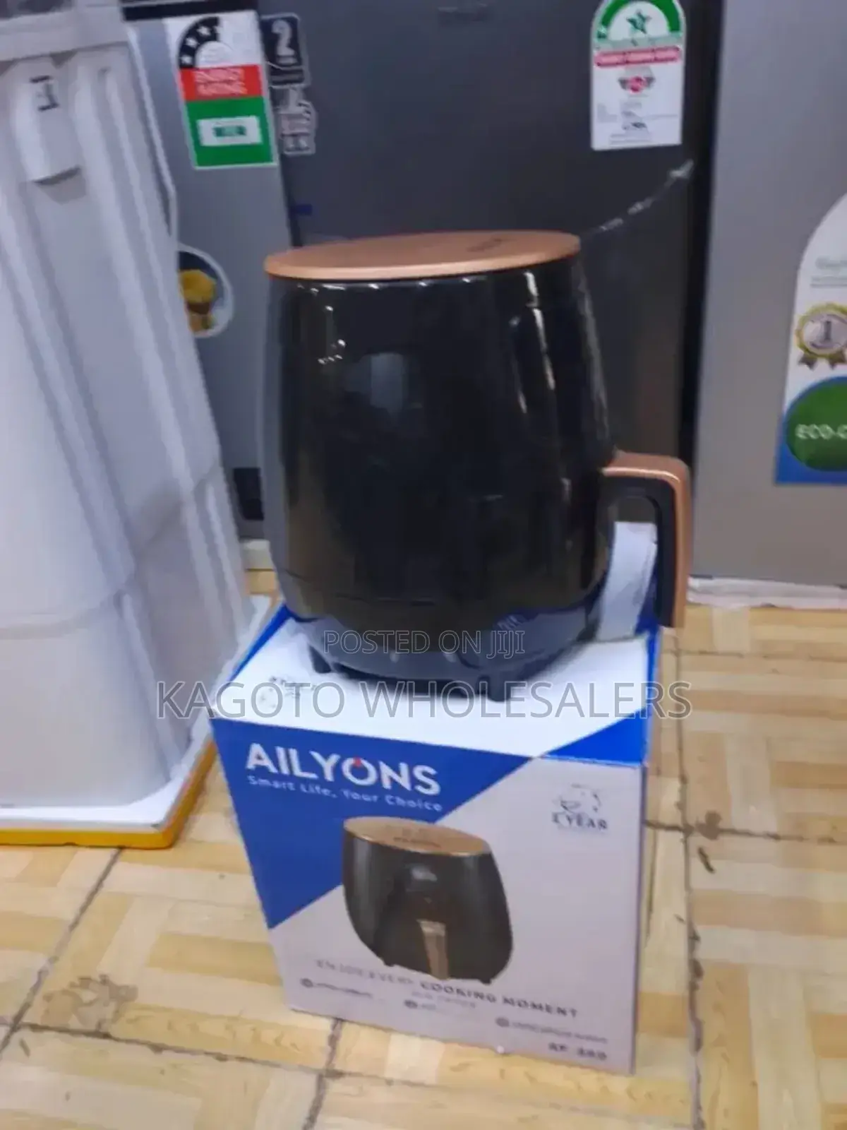 Black Electric 5 Litres Airfryer -Ailyons