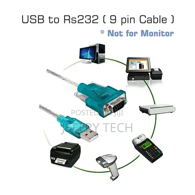 Usb to Rs-232 Cable Adapter Usb to Rs232