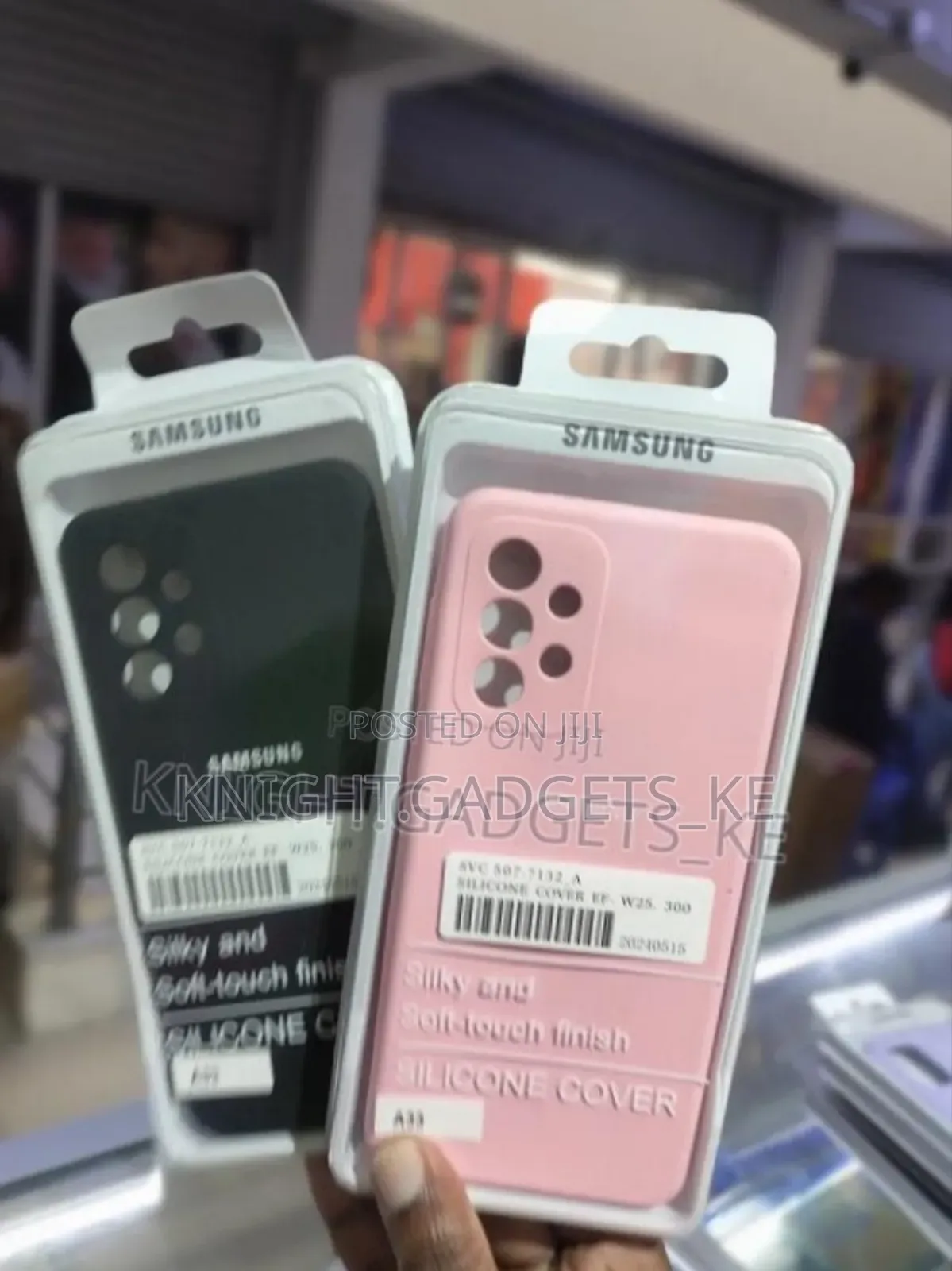 White- Samsung A33 Phone Case!