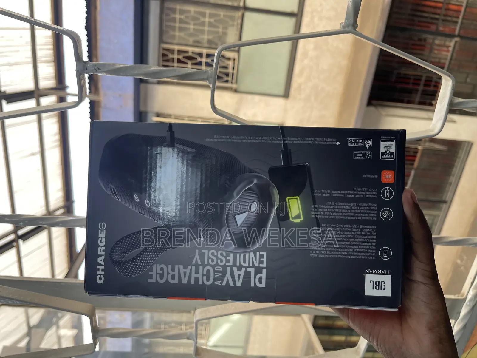 JBL Charge 6 Waterproof Bluetooth Speaker + Powerbank