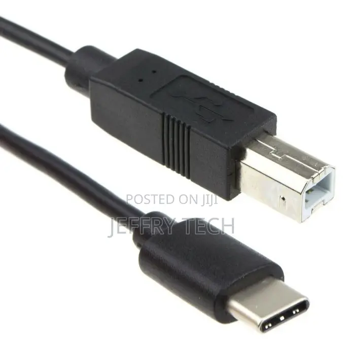 High Speed ​​Type C (Usb-C) to Type B Printer Cable 1.30m