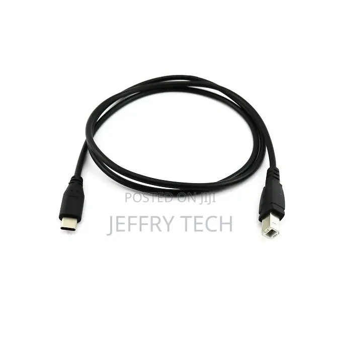 High Speed ​​Type C (Usb-C) to Type B Printer Cable 1.30m