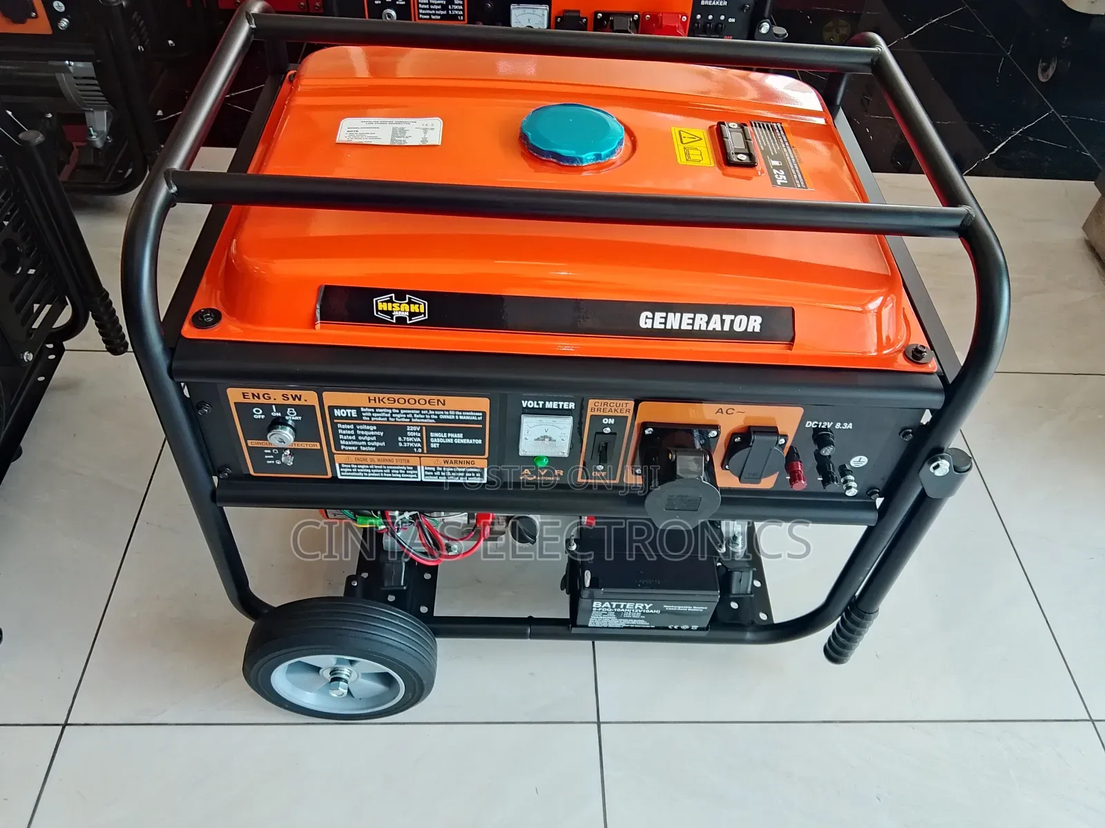 Hisaki Petrol Generator Single Phase 9.3kva