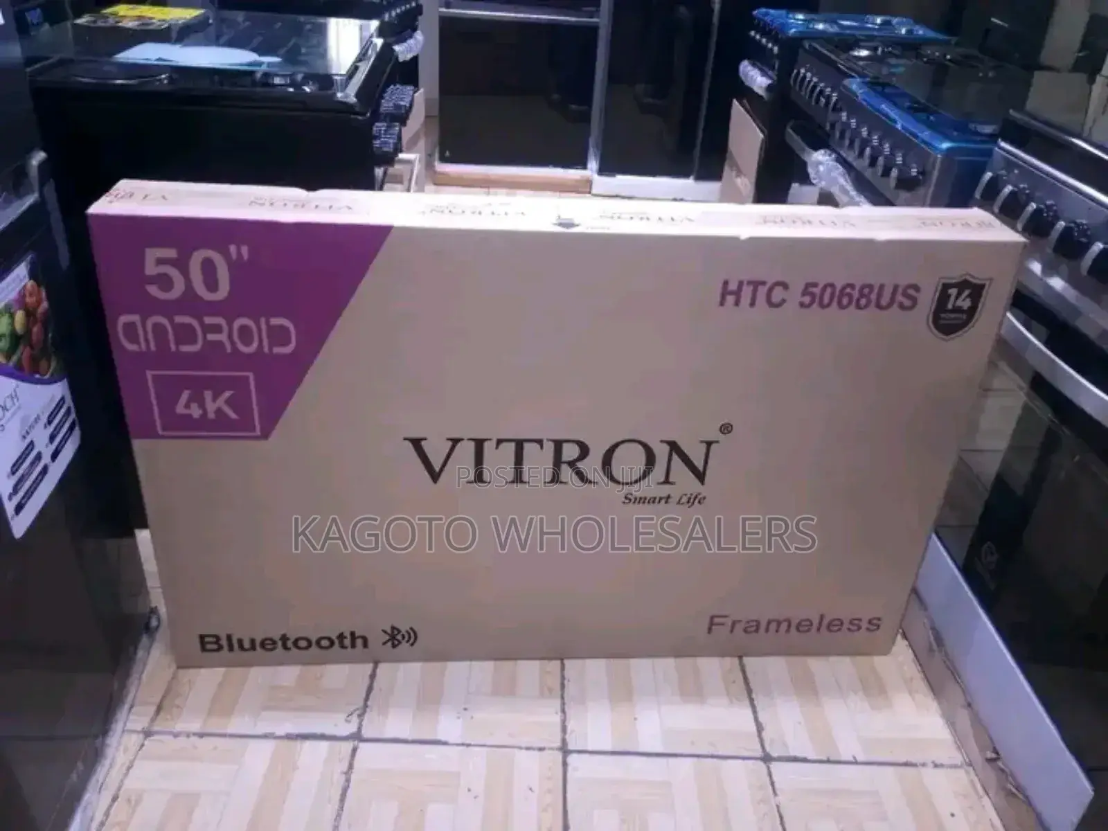 Frameless 50 Inch Smart Tv Vitron