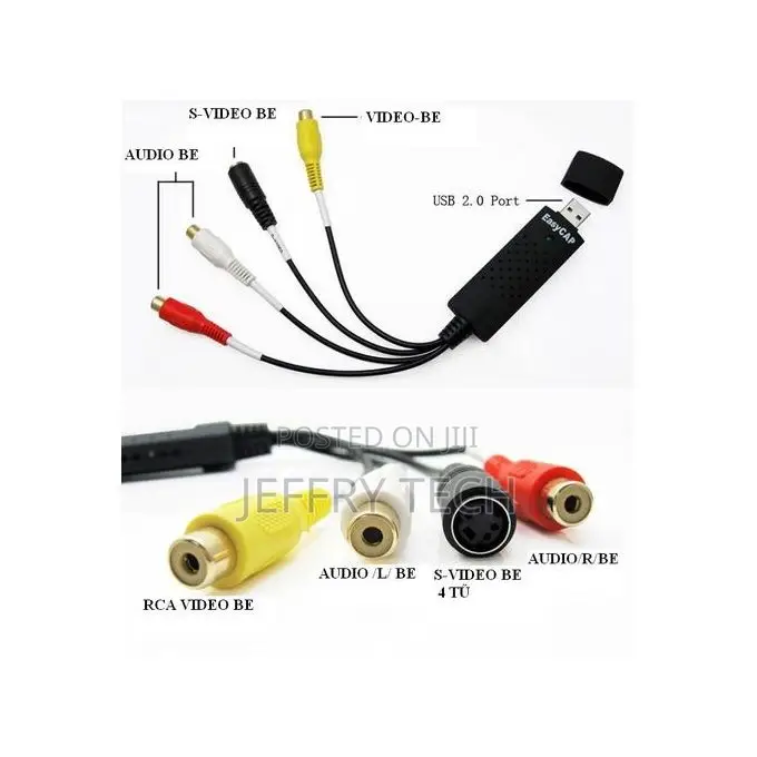 Usb Flash Drive Audio Video Capture Card Easy Cap Pc Convert