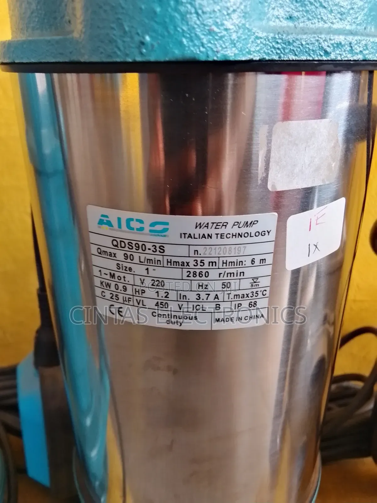 1.2hp 3phase Submersible Water Pump