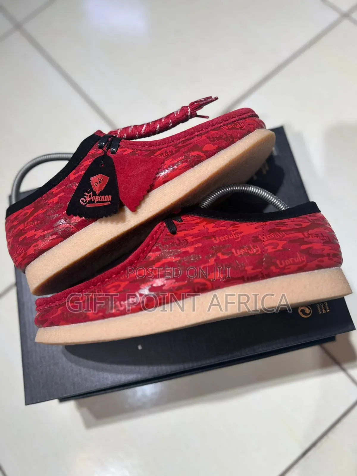 *Clarks Lowcut"Unrully"Popcan*Sneakers