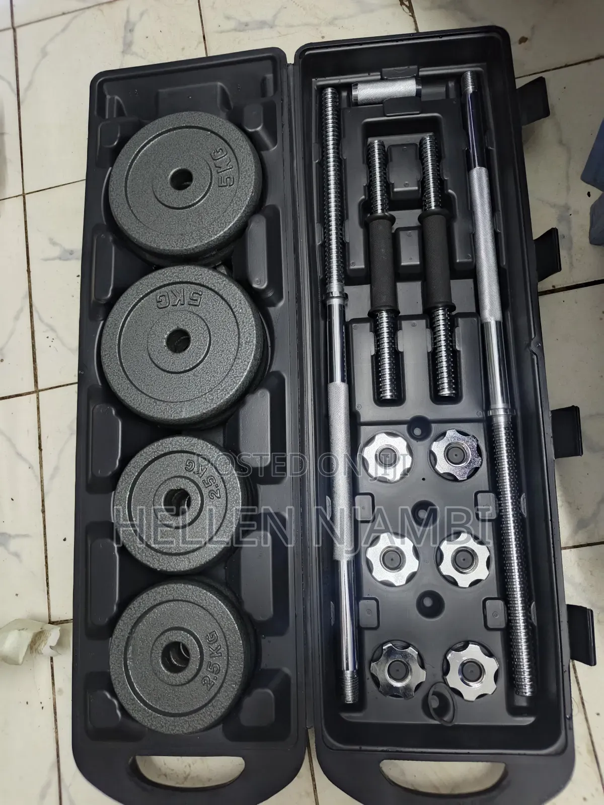 50kgs Cast Iron Dumbell Set