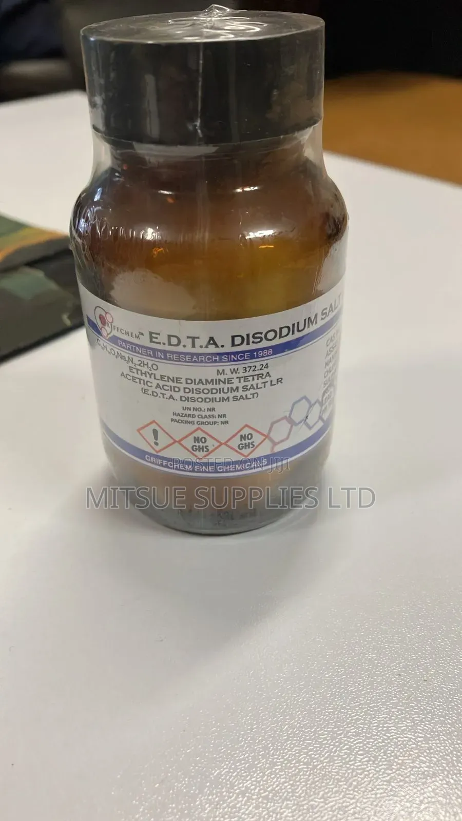 Edta Disodium Salt Lr 100g Griffchem