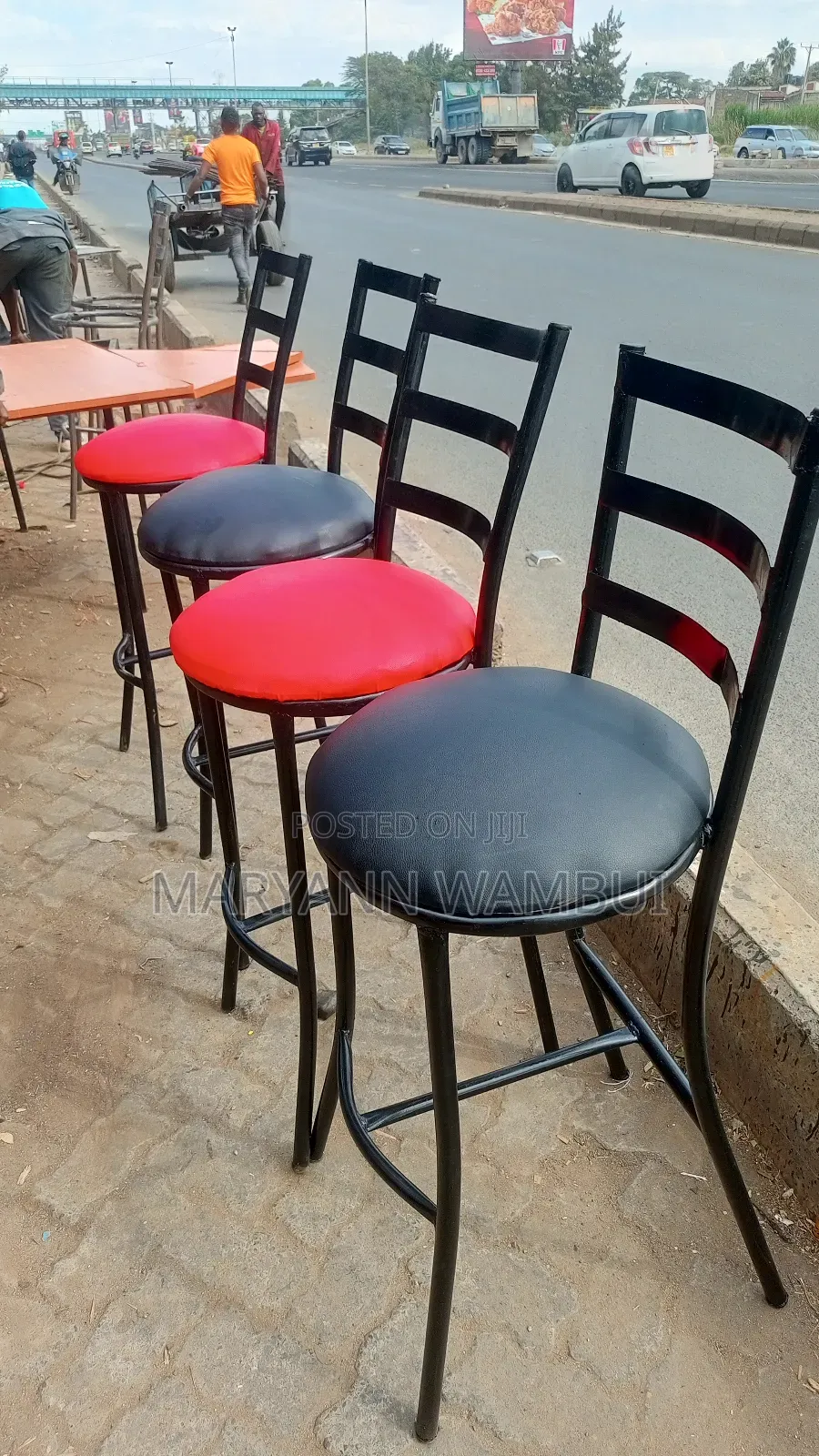 High Stool Flat Chairs