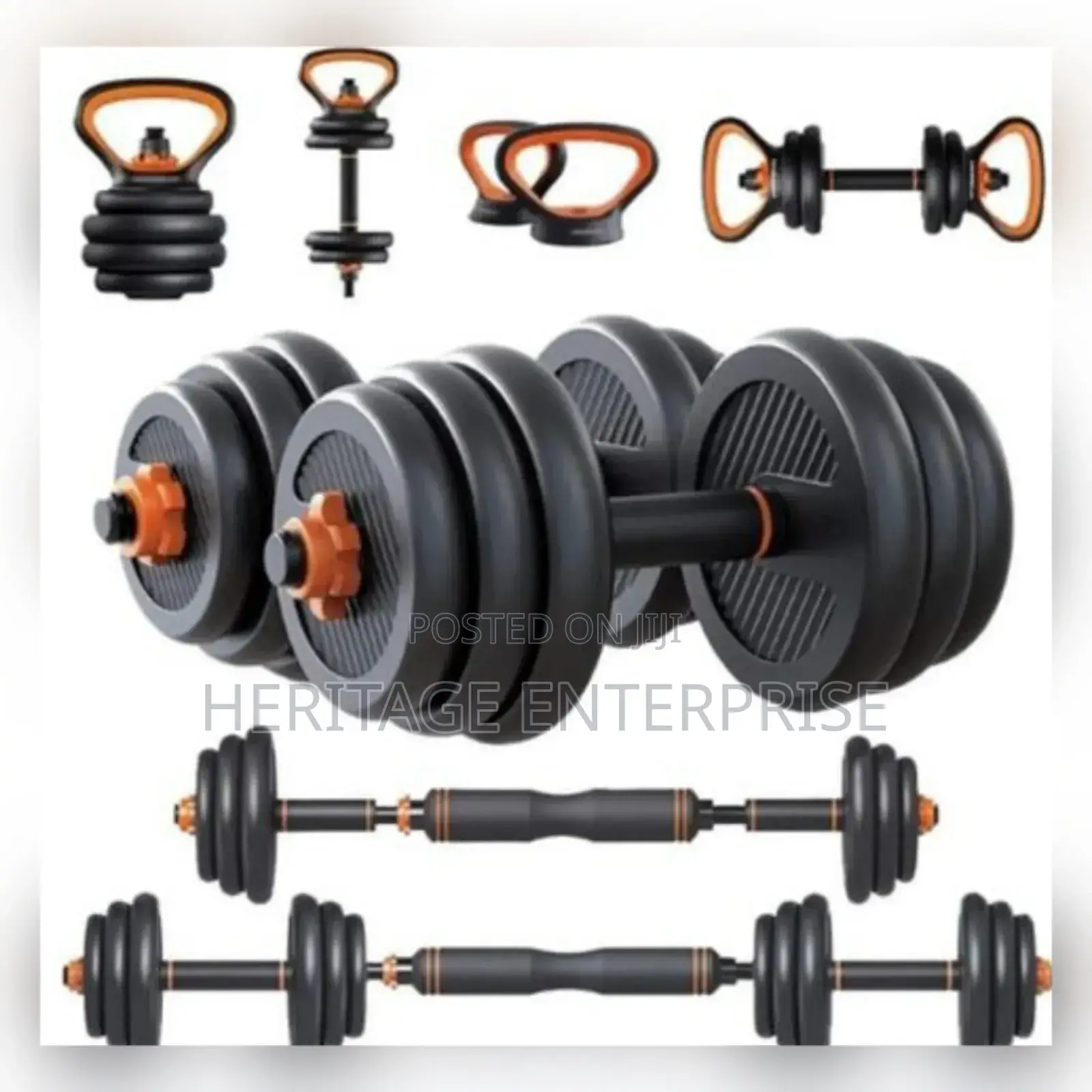 Adjustable 30kg 6 in 1 Dumbbell