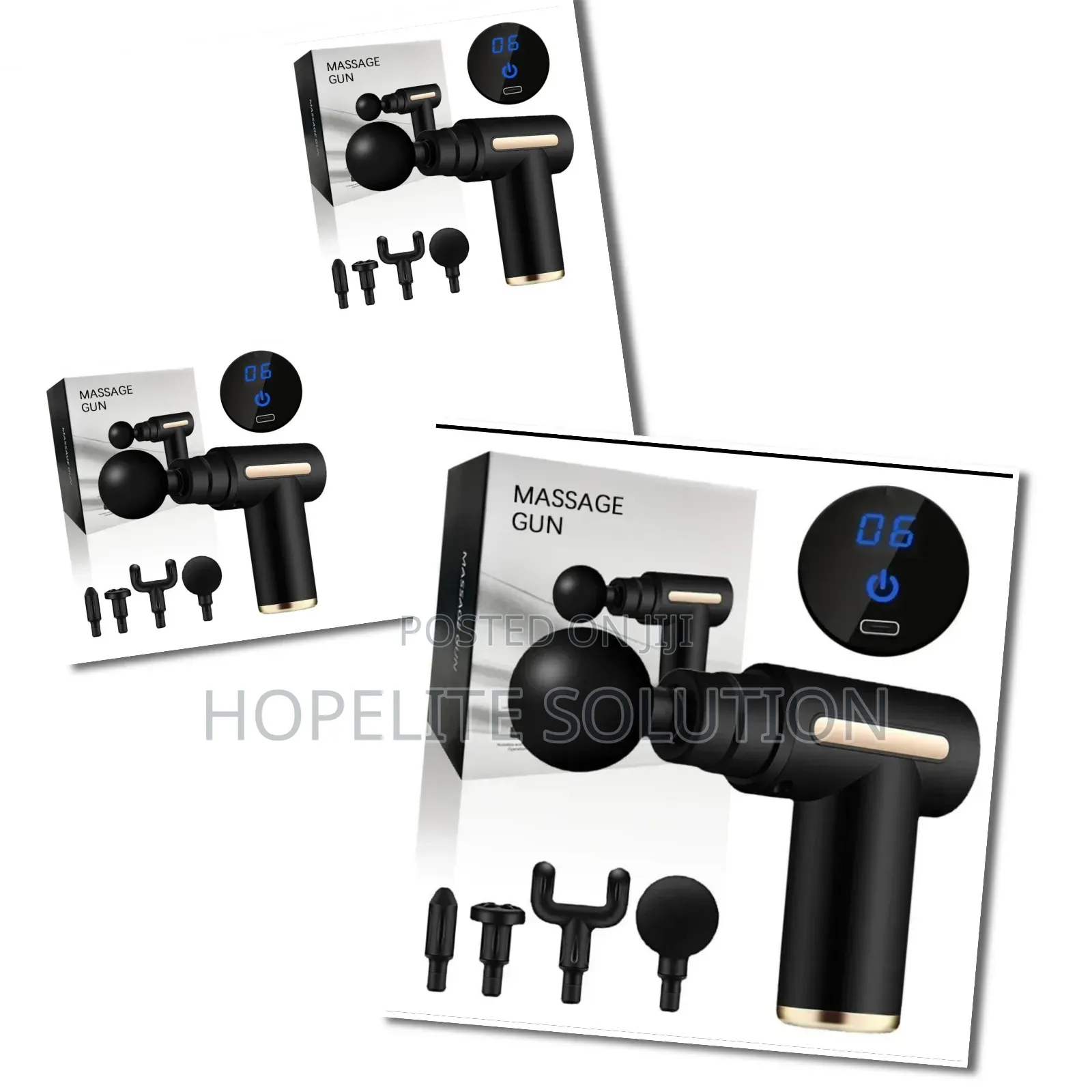 5 In 1 Portable Gun Massager Available