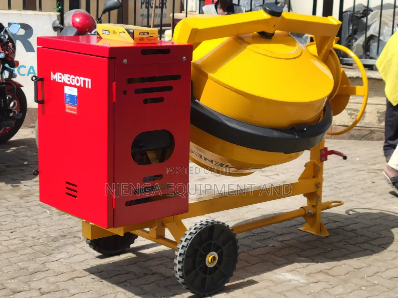 Menegotti 400l Diesel Concrete Mixer