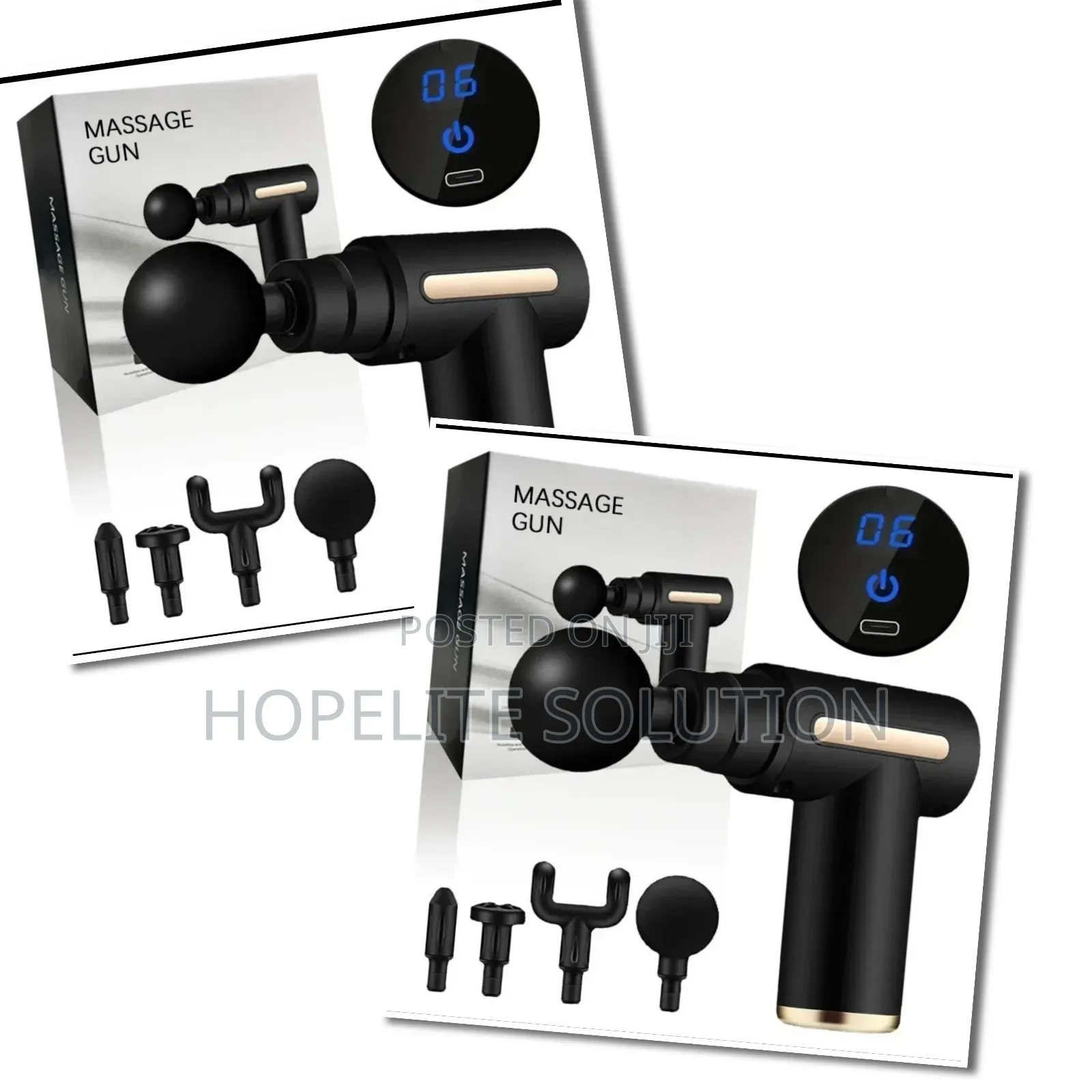 5 In 1 Portable Gun Massager Available