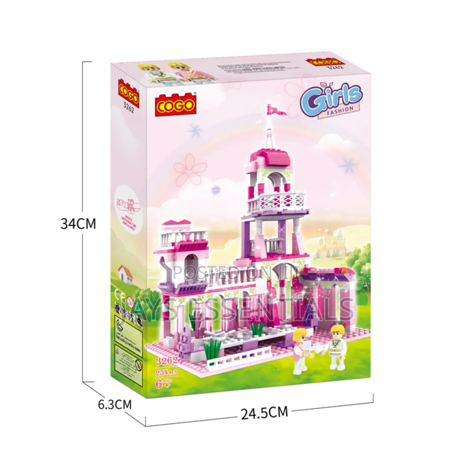 274pc Castle Building Blocks
