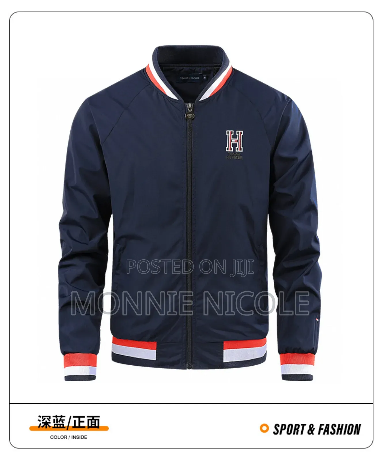 Navy Blue Men Jacket