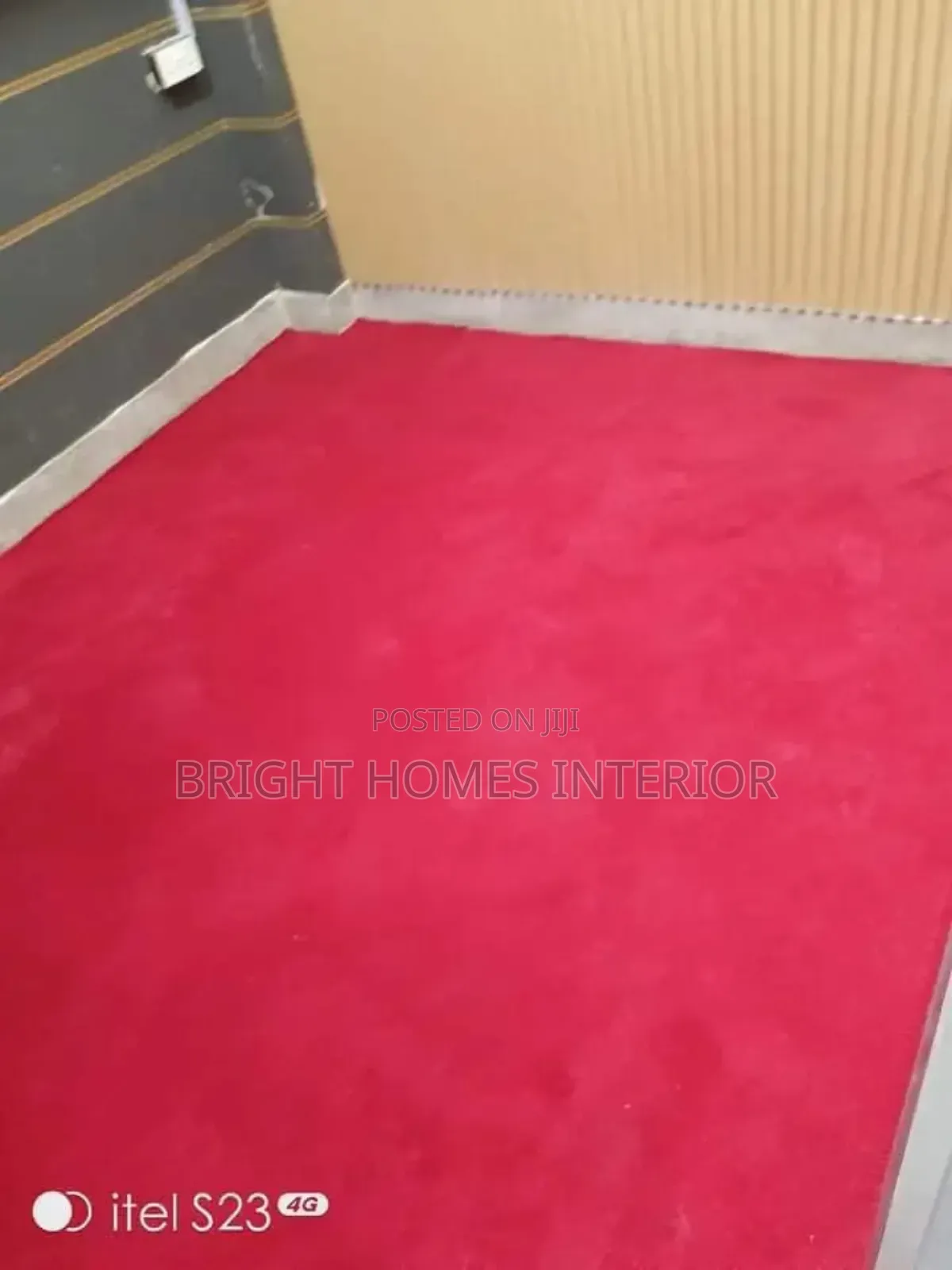 Red Delta Classy 4mm Thickness Carpet