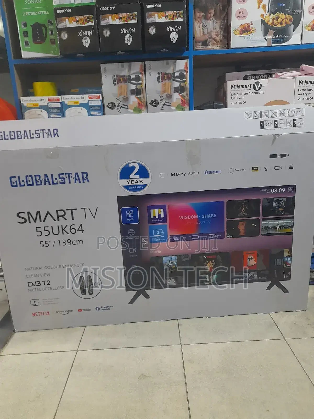 Globalstar 55inch Smart Android Tv,* 
