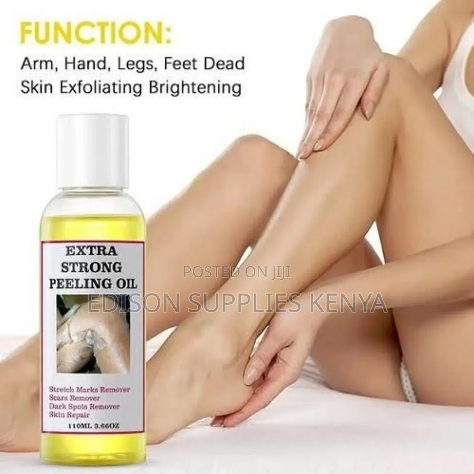 Extra Strong Peeling Oil for Dark Feet, Knuckles, Knees,